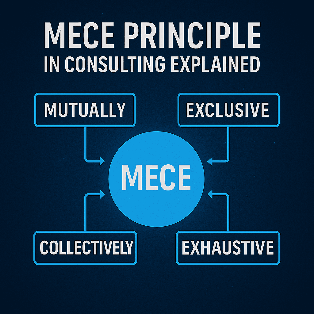 MECE principle consulting skills diagram