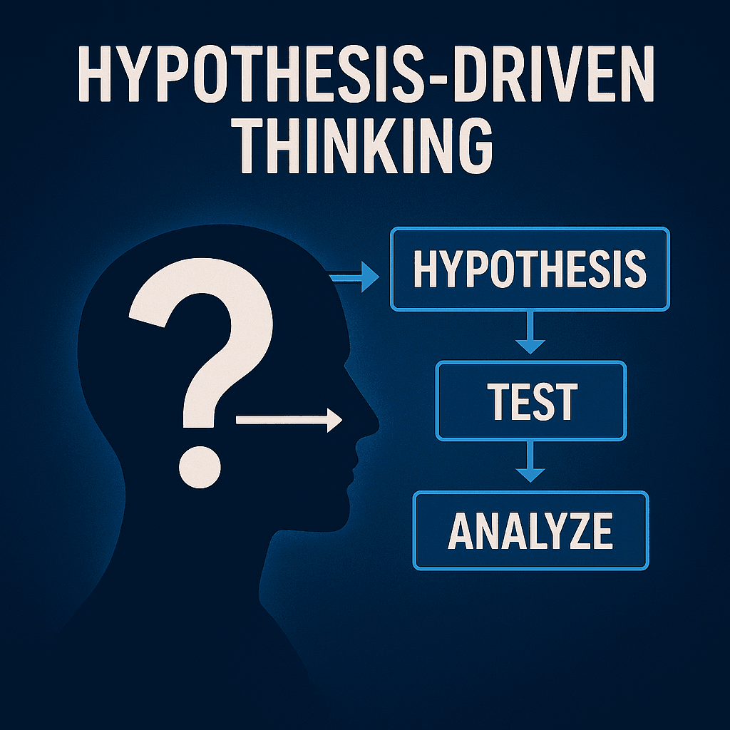 hypothesis-driven thinking consulting skill illustration