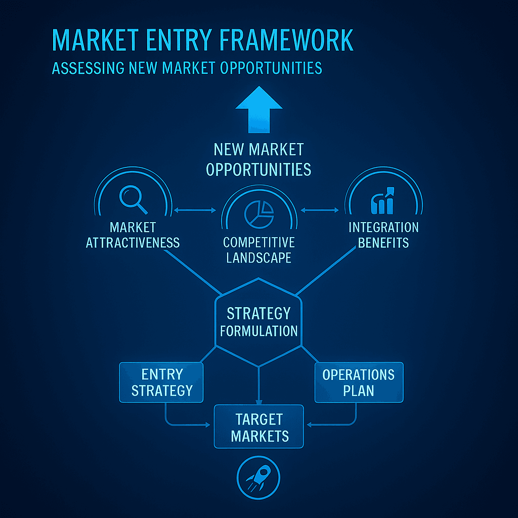 market entry framework consulting assessment illustration